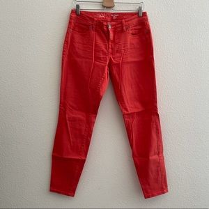 The Limited Skinny Leg 917 Jeans Coral Sz 8